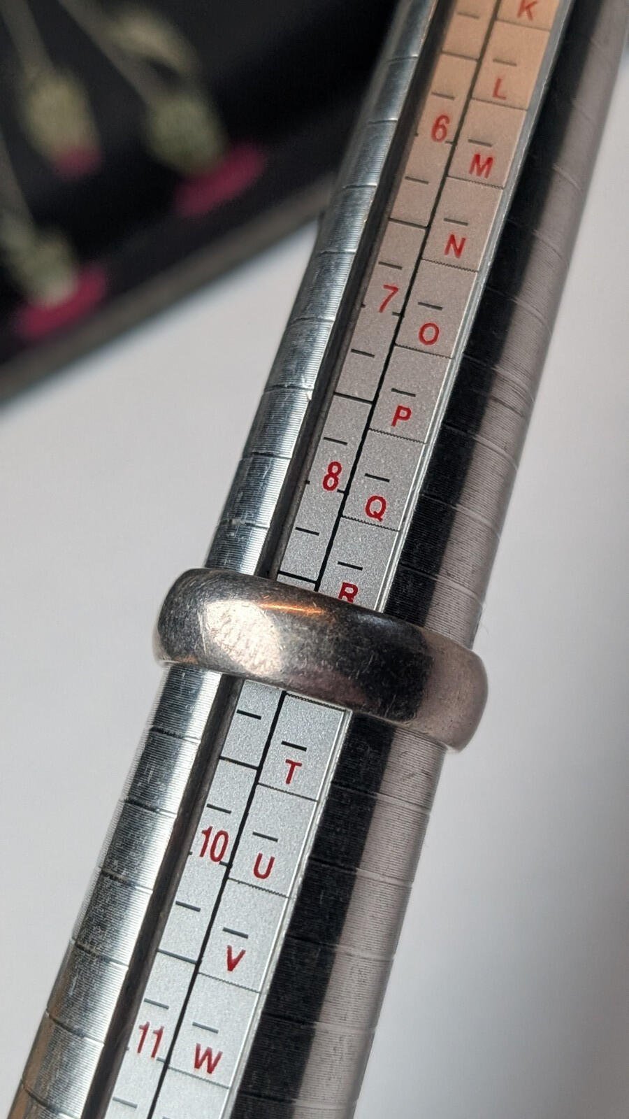 Vintage Sterling Silver Simple Band Ring | Size R 1/2 | 925 Silver - Image 8