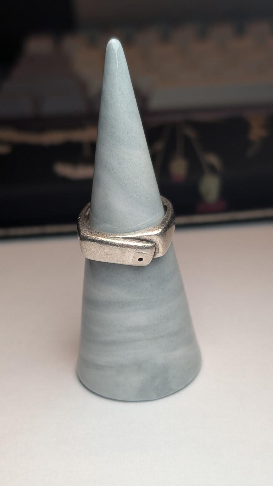 Vintage Sterling Silver Minimalist Signet Style Ring | Size O | 925 Silver - Image 5