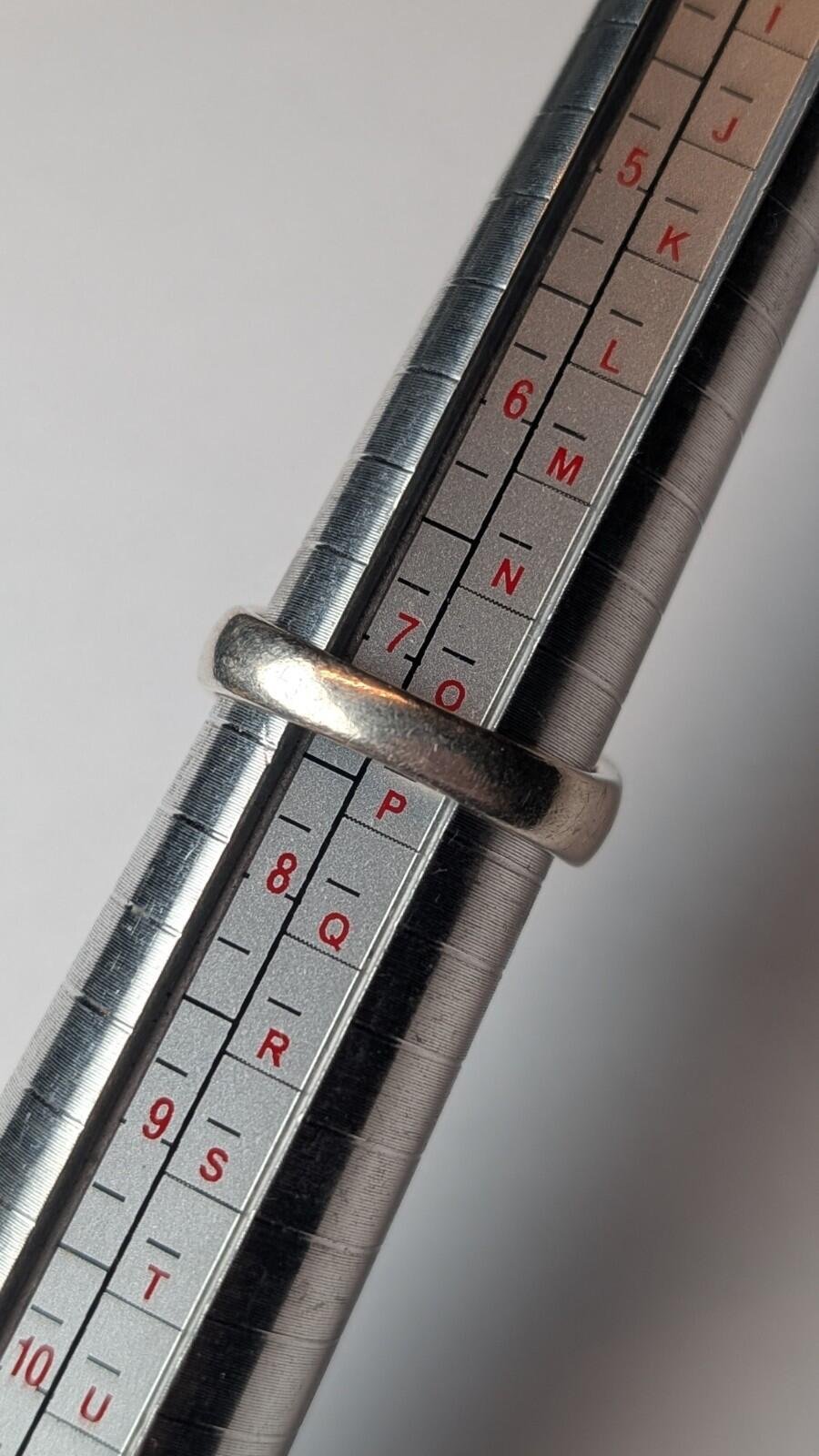 Vintage Sterling Silver Minimalist Signet Style Ring | Size O | 925 Silver - Image 7