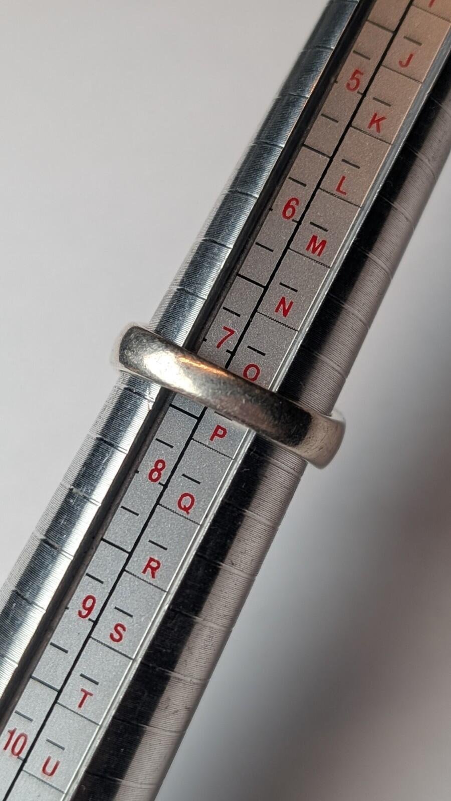 Vintage Sterling Silver Minimalist Signet Style Ring | Size O | 925 Silver - Image 8