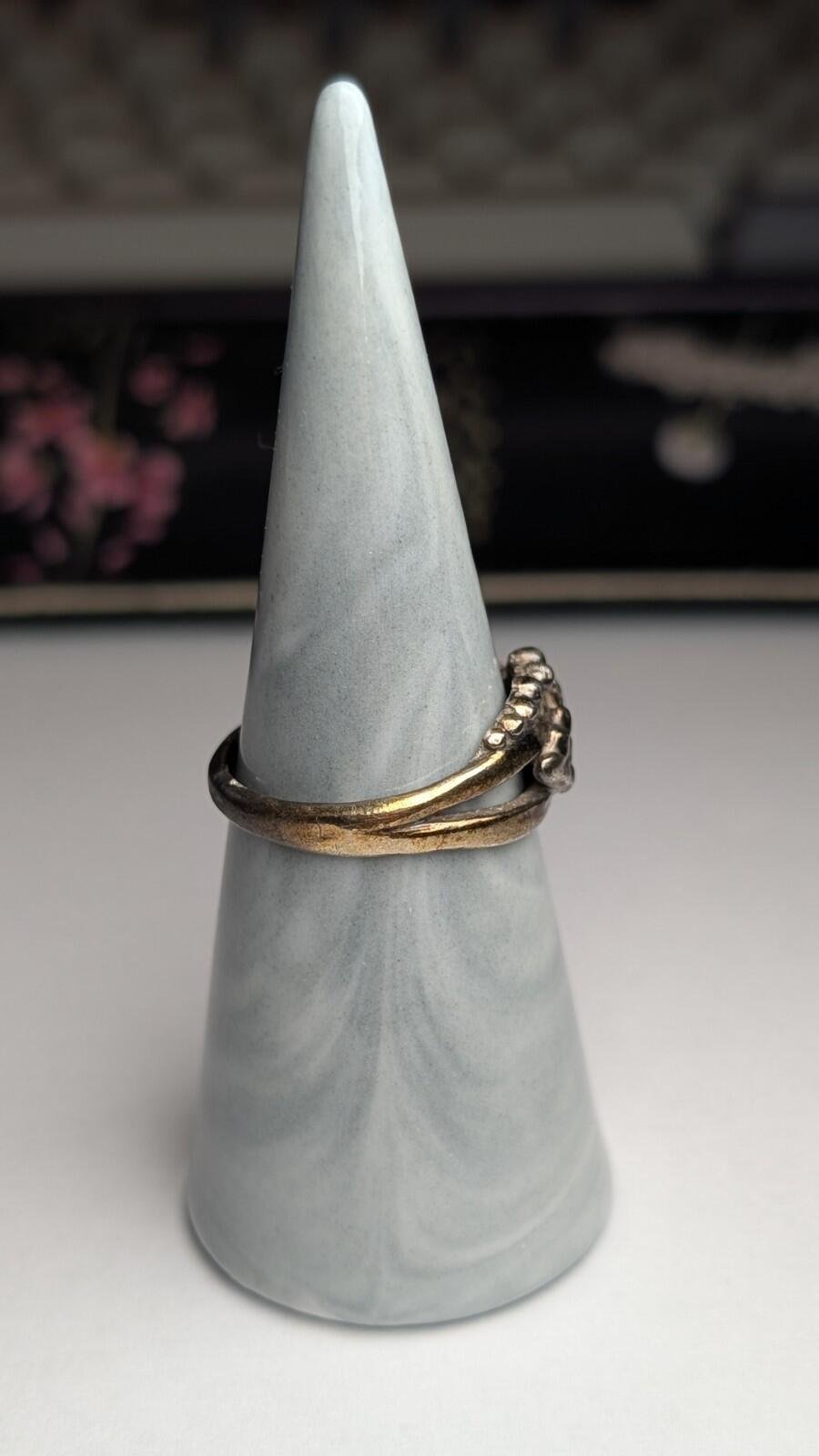 Vintage Sterling Silver Grapes / Vine / Leaf Ring | Size R | 925 Silver - Image 12
