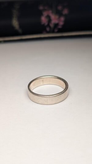 Vintage Sterling Silver Men's Band Ring | Size T 1/2 | 925 Silver
