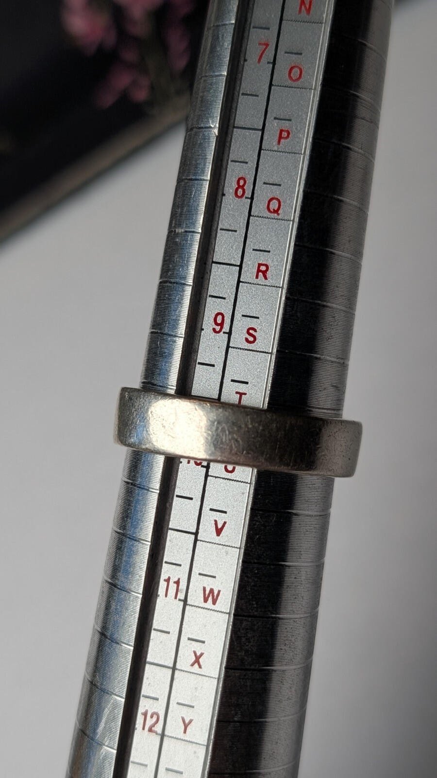 Vintage Sterling Silver Men's Band Ring | Size T 1/2 | 925 Silver - Image 6