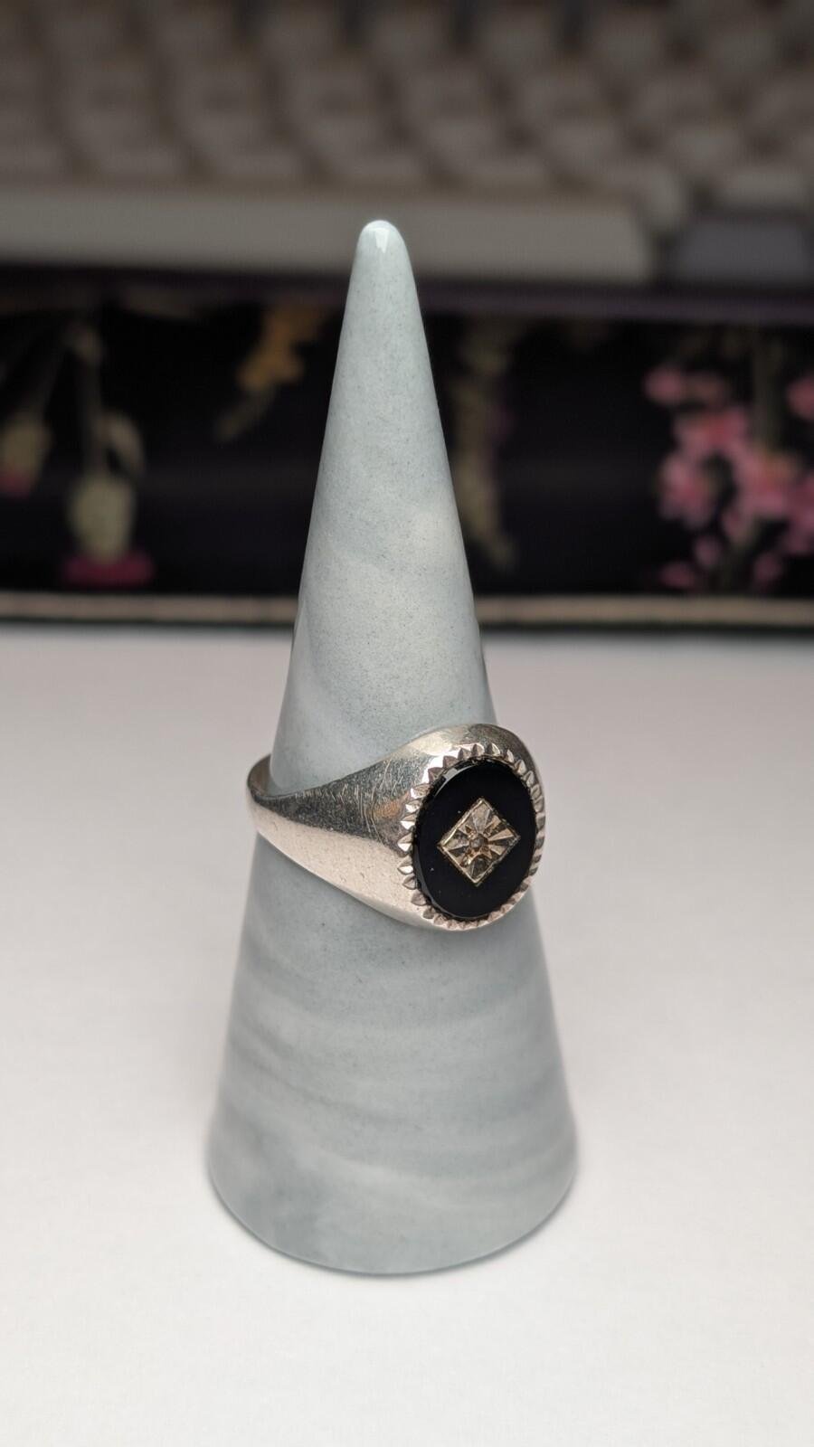 Vintage Sterling Silver 1978 Men's Signet Ring | Size S | 925 | Made In London - Image 3