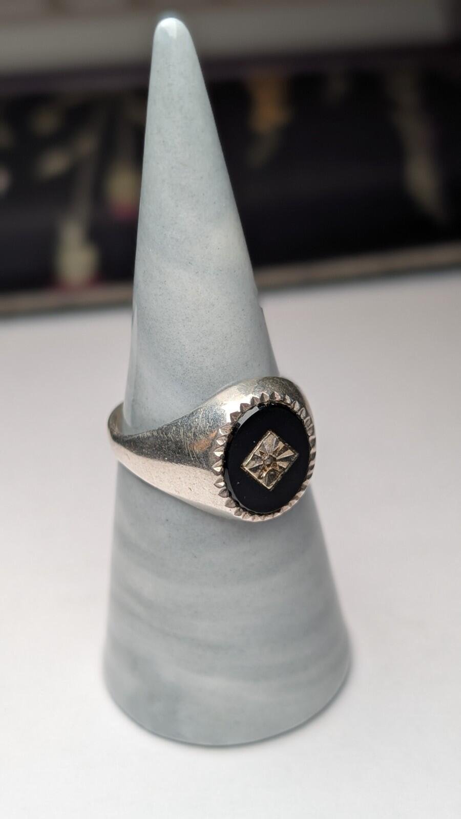Vintage Sterling Silver 1978 Men's Signet Ring | Size S | 925 | Made In London - Image 7