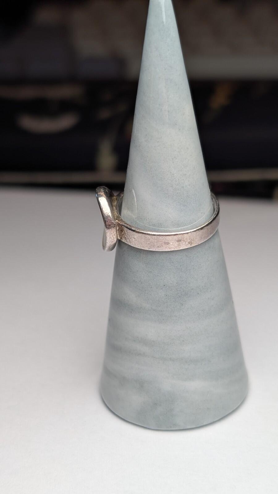 Vintage Sterling Silver Mother Of Pearl Ring | Size N 1/2 | 925 Silver - Image 7