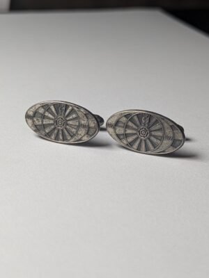 Vintage Sterling Silver Darts Cufflinks | 925 Sivler | Darts Cufflinks