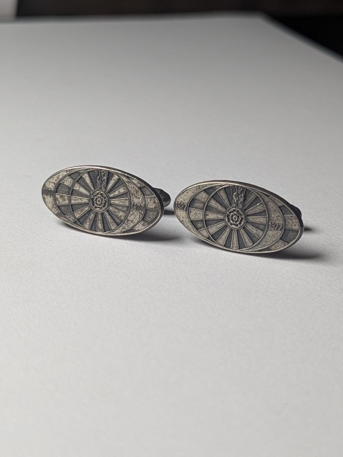 Vintage Sterling Silver Darts Cufflinks | 925 Sivler | Darts Cufflinks