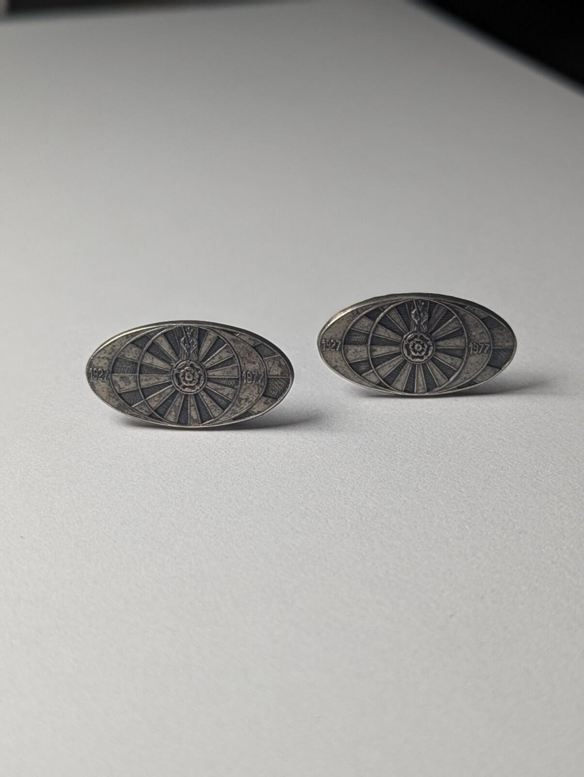Vintage Sterling Silver Darts Cufflinks | 925 Sivler | Darts Cufflinks - Image 2