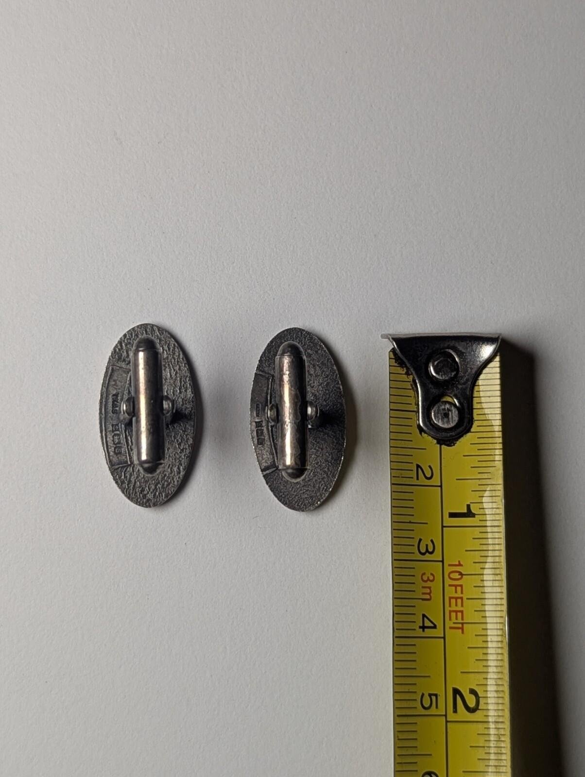 Vintage Sterling Silver Darts Cufflinks | 925 Sivler | Darts Cufflinks - Image 8