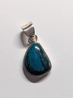 Vintage Sterling Silver Apatite Gemstone Pendant | 925 Silver