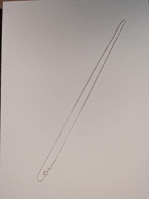 925 Sterling Solid Silver 20-inch Curb Link Chain 51cm | Slight Kinks In Chain