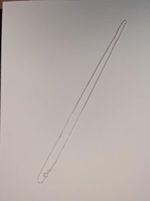 925 Sterling Solid Silver 20-inch Curb Link Chain 51cm | Slight Kinks In Chain