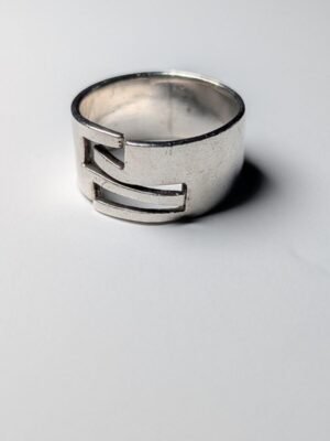 Vintage Sterling Silver Band Ring | Size U 1/2 | 925 Silver
