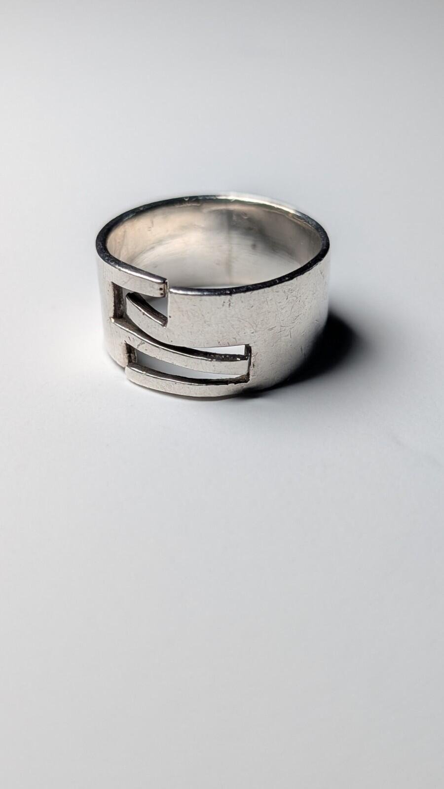 Vintage Sterling Silver Band Ring | Size U 1/2 | 925 Silver