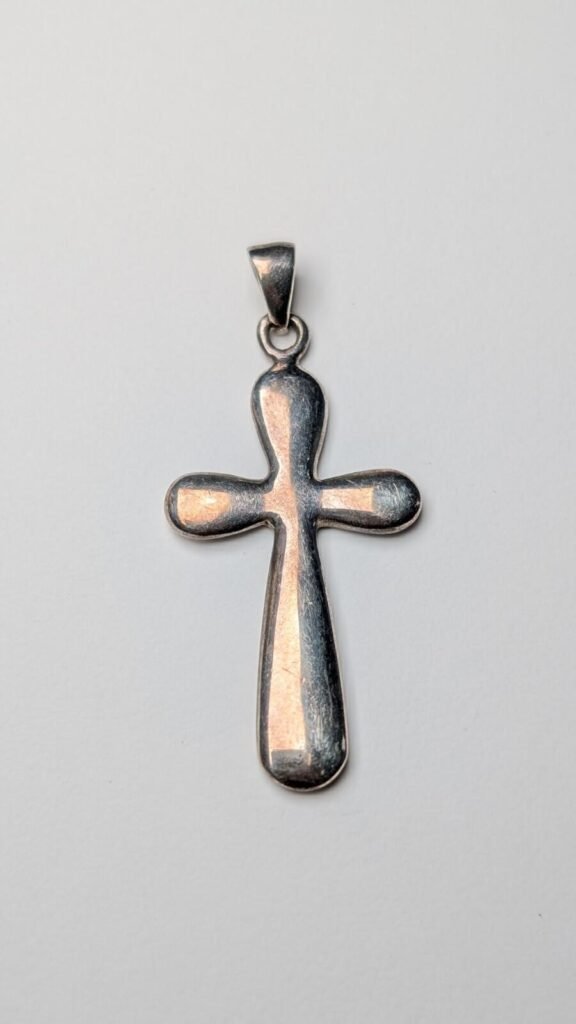 Vintage Sterling Silver Christian Cross | 925 Silver | 5.65g
