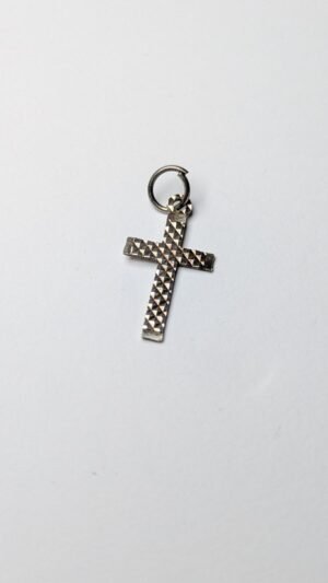 Vintage Sterling Silver Christian Cross | 925 Silver | 0.4g