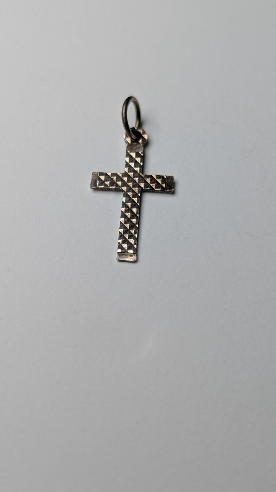 Vintage Sterling Silver Christian Cross | 925 Silver | 0.4g - Image 3