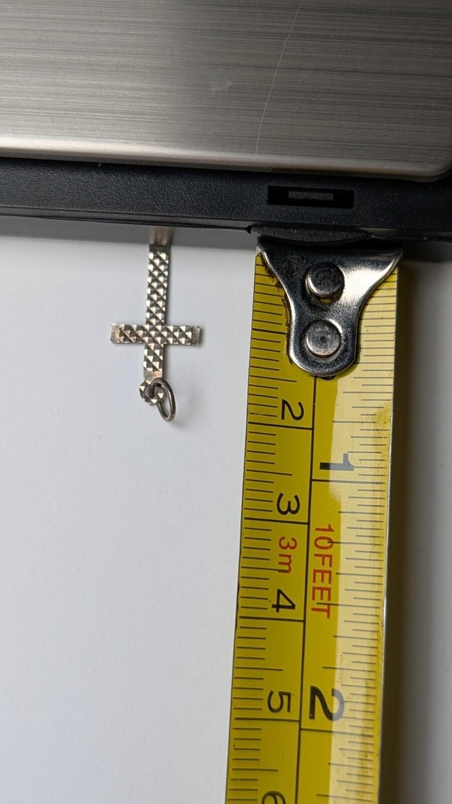 Vintage Sterling Silver Christian Cross | 925 Silver | 0.4g - Image 5