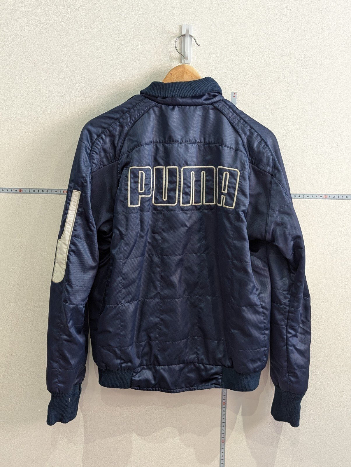 Vintage PUMA BMW Williams F1 Windbreaker Blue & White Jacket | Size Small - Image 2