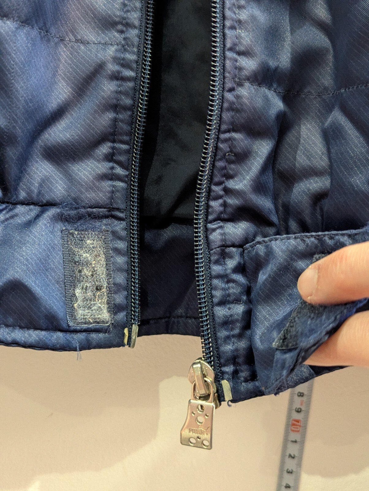 Vintage PUMA BMW Williams F1 Windbreaker Blue & White Jacket | Size Small - Image 10