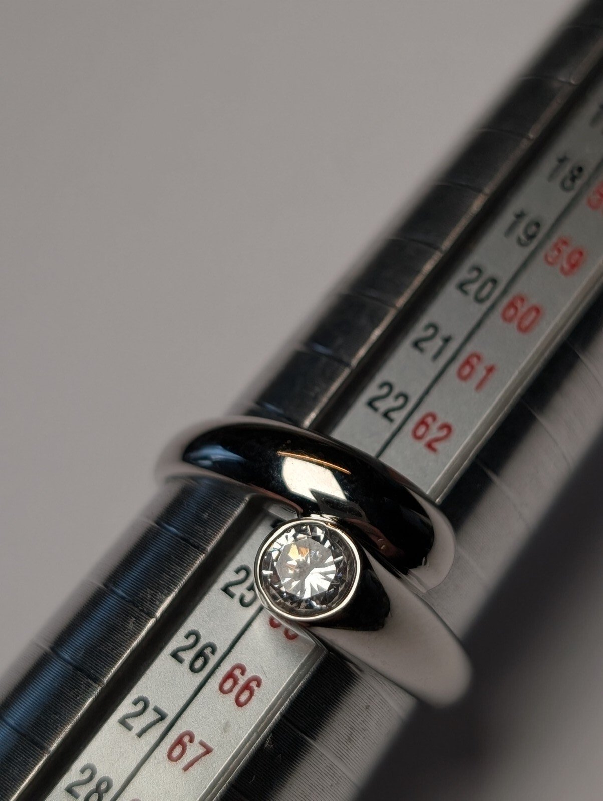 Vintage Sterling Silver DQ CZ Gemstone Ring | Size V 1/2 | 925 Silver - Image 8