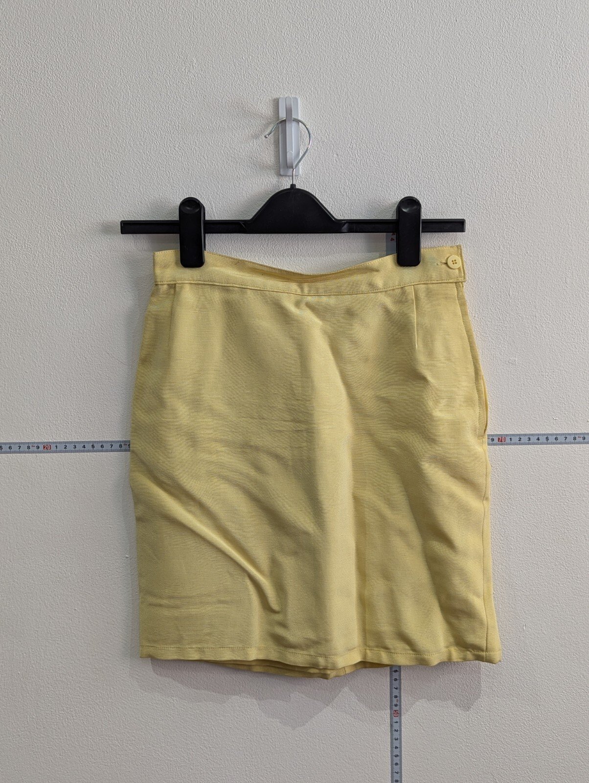 Vintage Women's Yellow Skirt | Size 8