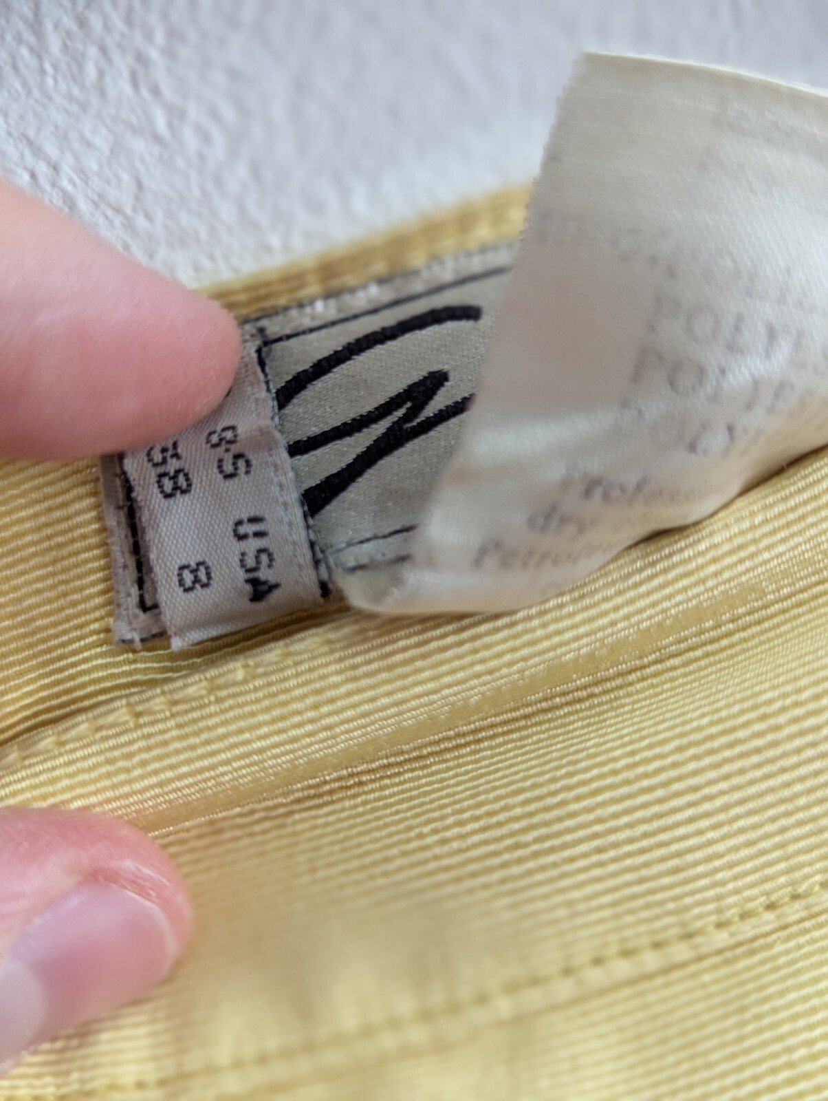 Vintage Women's Yellow Skirt | Size 8 - Image 5