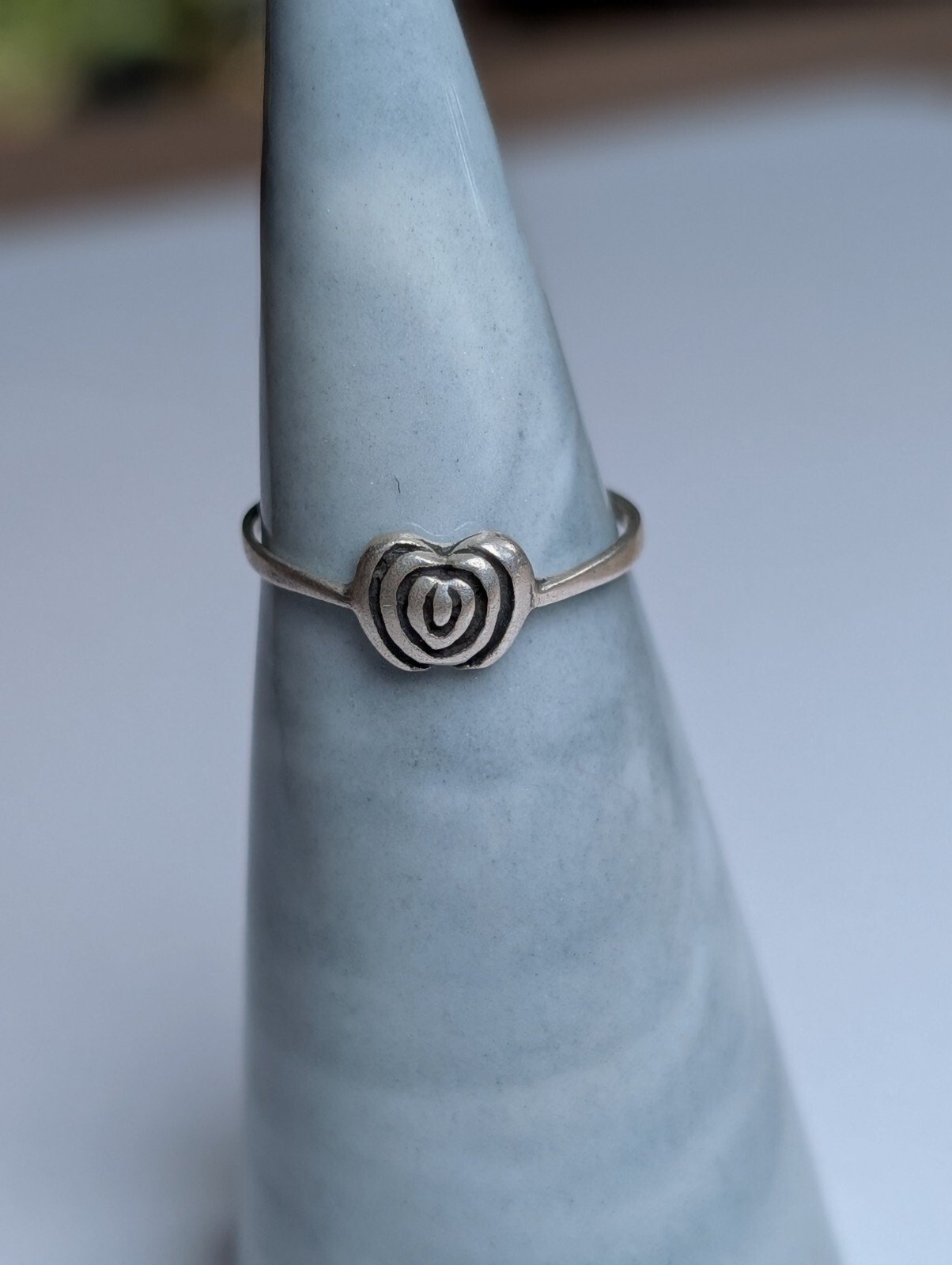 Vintage Thin Sterling Silver Ring | Size K | 925 Silver - Image 3