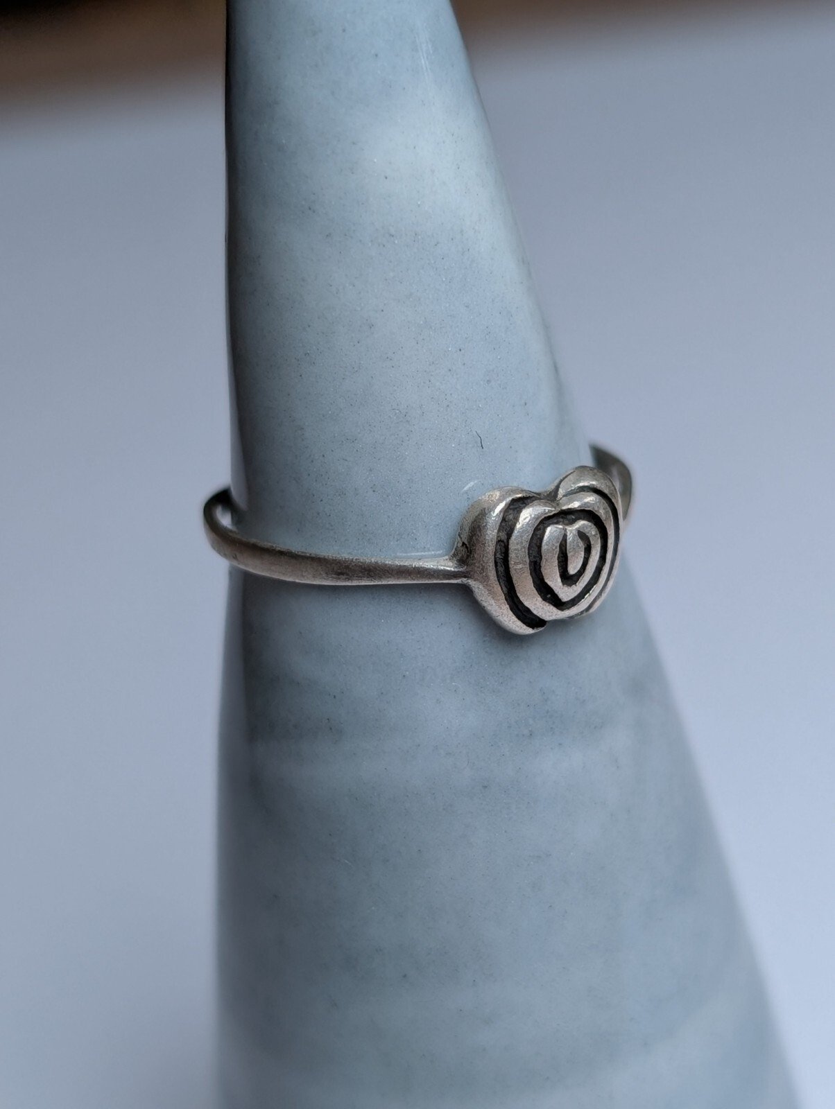 Vintage Thin Sterling Silver Ring | Size K | 925 Silver - Image 5