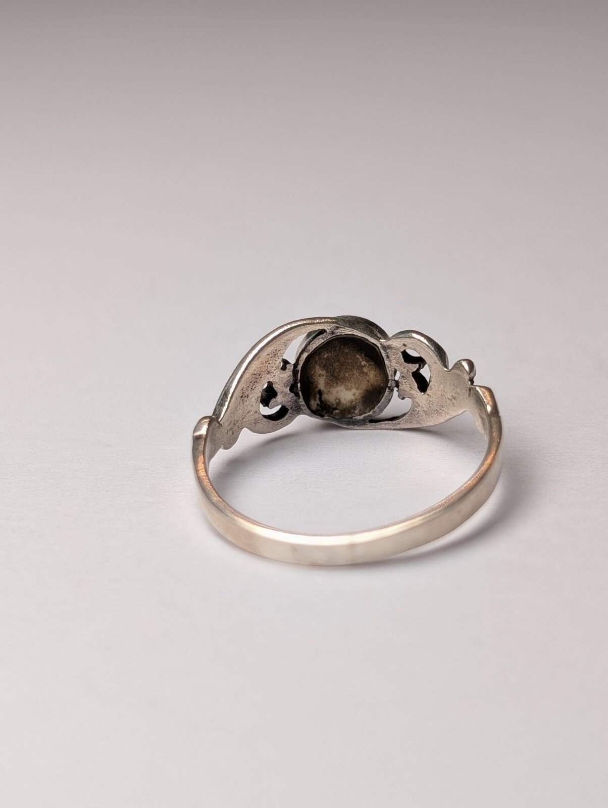 Vintage Sterling Silver Abalone Ring | Size I | 925 Silver - Image 5