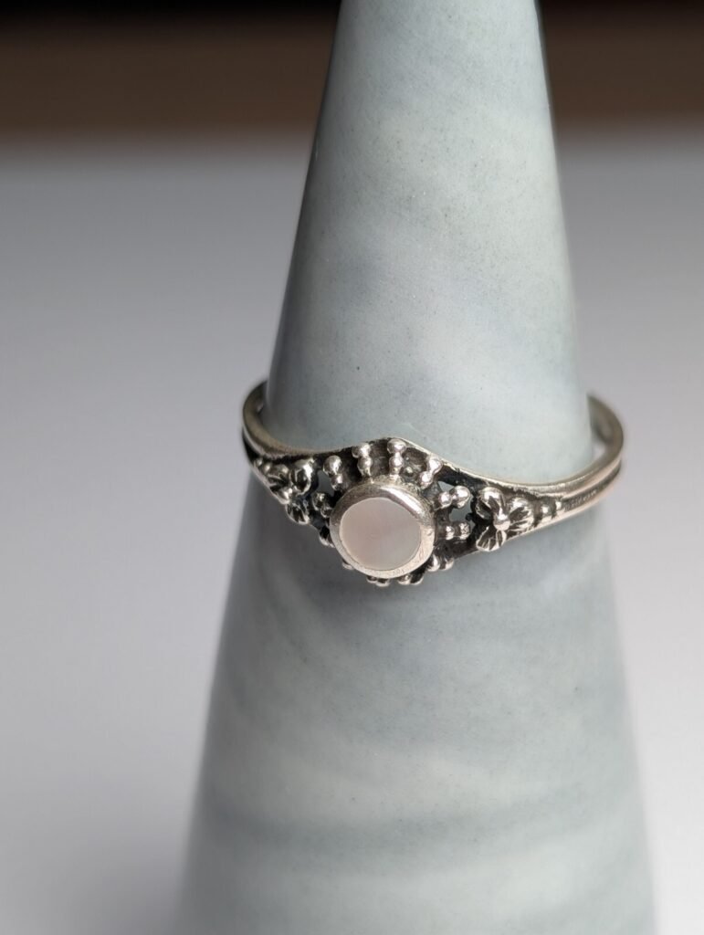 Vintage Sterling Silver Ring | Size M 1/2 - N | 925 Silver